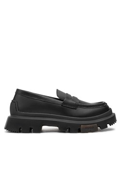 Loafersy Hugo Fabyan 50523315 Czarny ze sklepu eobuwie.pl w kategorii Lordsy damskie - zdjęcie 183611777