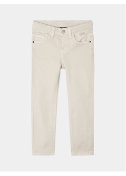 Mayoral Jeansy 3550 Beżowy Slim Fit ze sklepu MODIVO w kategorii Spodnie dziewczęce - zdjęcie 183612427