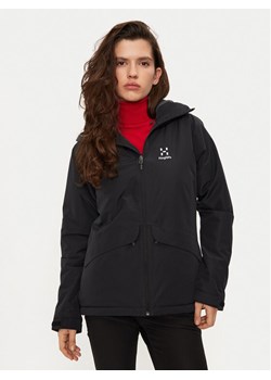Haglöfs Kurtka outdoor Husk 607847 Czarny Standard Fit ze sklepu MODIVO w kategorii Kurtki damskie - zdjęcie 183612459