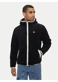 Tommy Jeans Kurtka przejściowa Teddy DM0DM19224 Czarny Regular Fit ze sklepu MODIVO w kategorii Kurtki męskie - zdjęcie 183612749