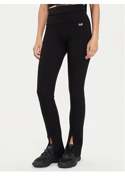 EA7 Emporio Armani Legginsy 6DTP73 TJQFZ 1200 Czarny Slim Fit ze sklepu MODIVO w kategorii Spodnie damskie - zdjęcie 183612768