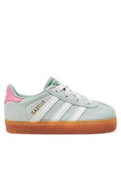 adidas Sneakersy Gazelle CF EL I IH2782 Zielony ze sklepu MODIVO w kategorii Trampki dziecięce - zdjęcie 183612819