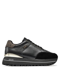 Liu Jo Sneakersy Maxi Wonder 84 BF4095 PX545 Czarny ze sklepu MODIVO w kategorii Buty sportowe damskie - zdjęcie 183612828