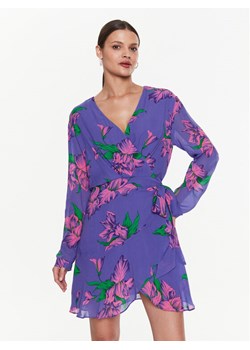 Pinko Sukienka codzienna Assillante 101109 A0P7 Fioletowy Regular Fit ze sklepu MODIVO w kategorii Sukienki - zdjęcie 183612846