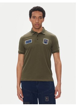 Aeronautica Militare Polo 251PO1851P344 Khaki Regular Fit ze sklepu MODIVO w kategorii T-shirty męskie - zdjęcie 183612869