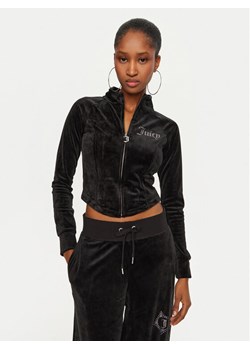 Juicy Couture Bluza Morgan Cross JCBCT224832 Czarny Regular Fit ze sklepu MODIVO w kategorii Bluzy damskie - zdjęcie 183612937