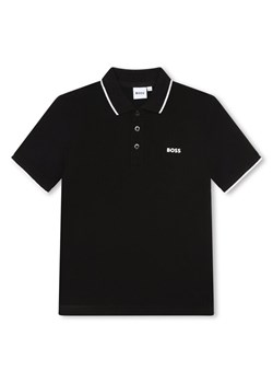 Boss Polo J25P26 D Czarny Regular Fit ze sklepu MODIVO w kategorii T-shirty chłopięce - zdjęcie 183612977