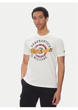 Aeronautica Militare T-Shirt 251TS2414J641 Biały Regular Fit ze sklepu MODIVO w kategorii T-shirty męskie - zdjęcie 183613035
