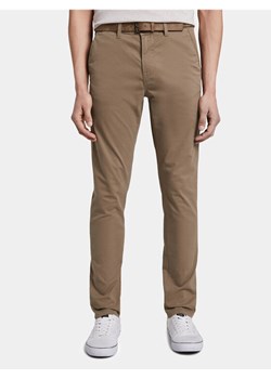 Tom Tailor Denim Chinosy 1008253 Beżowy Slim Fit ze sklepu MODIVO w kategorii Spodnie męskie - zdjęcie 183613049