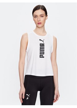 Puma Top Fit 523080 Biały Regular Fit ze sklepu MODIVO w kategorii Bluzki damskie - zdjęcie 183613107