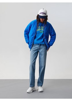 Sinsay - Jeansy straight low waist - niebieski ze sklepu Sinsay w kategorii Jeansy damskie - zdjęcie 183618036