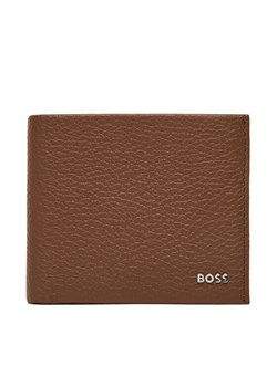 Duży Portfel Męski BOSS 50529496 Brązowy - id: 0000305427069 - marki BOSS HUGO BOSS - 183619045 Duży Portfel Męski BOSS 50529496 Brązowy ze sklepu eobuwie.pl w kategorii Portfele męskie - zdjęcie 183619045