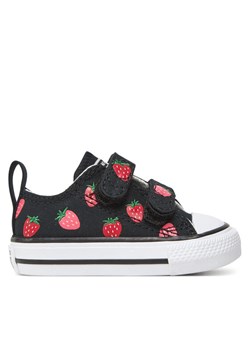 Trampki Converse Chuck Taylor All Star Strawberries Easy-On A14929C Czarny ze sklepu eobuwie.pl w kategorii Trampki dziecięce - zdjęcie 183619107