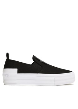 Tenisówki Calvin Klein Jeans Bold Vulc Flat Slipon YW0YW01040 Czarny - id: 0000303056025 - marki Calvin Klein - 183619139 Tenisówki Calvin Klein Jeans Bold Vulc Flat Slipon YW0YW01040 Czarny ze sklepu eobuwie.pl w kategorii Trampki damskie - zdjęcie 183619139