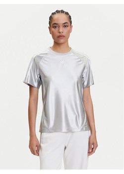 adidas T-Shirt adicolor Teamgeist JD0254 Szary Regular Fit ze sklepu MODIVO w kategorii Bluzki damskie - zdjęcie 183620165