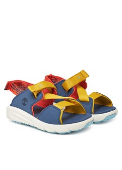 Timberland Sandały Motion Dune TB0A6C4PETU1 Niebieski ze sklepu MODIVO w kategorii Sandały dziecięce - zdjęcie 183620179