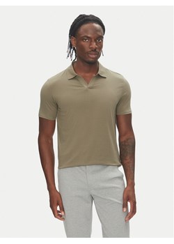 Lindbergh Polo 30-404036 Khaki Slim Fit ze sklepu MODIVO w kategorii T-shirty męskie - zdjęcie 183620216