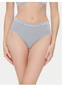 Tommy Hilfiger Figi klasyczne z wysokim stanem UW0UW05724 Niebieski ze sklepu MODIVO w kategorii Majtki damskie - zdjęcie 183620329
