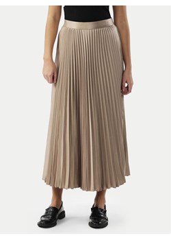 YAS Spódnica plisowana Celine 26032184 Beżowy Regular Fit ze sklepu MODIVO w kategorii Spódnice - zdjęcie 183620339