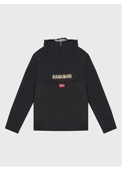 Napapijri Kurtka anorak Rainforest NP0A4GGD M Czarny Regular Fit ze sklepu MODIVO w kategorii Kurtki chłopięce - zdjęcie 183620409