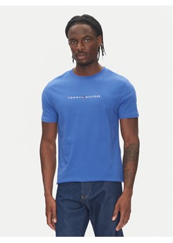 Tommy Hilfiger T-Shirt UM0UM03525 Niebieski Regular Fit ze sklepu MODIVO w kategorii T-shirty męskie - zdjęcie 183620435