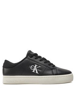 Calvin Klein Jeans Sneakersy Classic Cupsole Lowlaceup Lth Wn YW0YW01444 Czarny ze sklepu MODIVO w kategorii Trampki damskie - zdjęcie 183620439