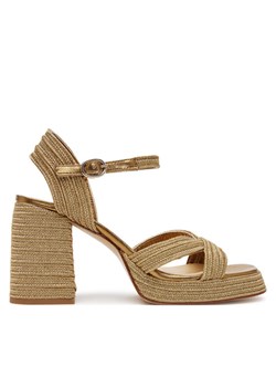 Castañer Espadryle Valle/142 023116 Złoty ze sklepu MODIVO w kategorii Espadryle damskie - zdjęcie 183620445