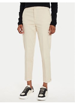 United Colors Of Benetton Chinosy 4CDR558R5 Beżowy Slim Fit ze sklepu MODIVO w kategorii Spodnie damskie - zdjęcie 183620486
