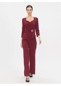 Rinascimento Kombinezon CFC0116137003 Bordowy Regular Fit ze sklepu MODIVO w kategorii Kombinezony damskie - zdjęcie 183620497