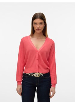 Vero Moda Kardigan w kolorze koralowym ze sklepu Limango Polska w kategorii Swetry damskie - zdjęcie 183623639