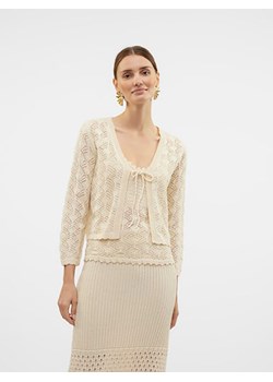 Vero Moda Kardigan w kolorze beżowym ze sklepu Limango Polska w kategorii Swetry damskie - zdjęcie 183623696