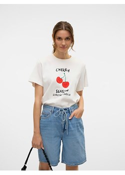 Vero Moda Koszulka w kolorze białym ze sklepu Limango Polska w kategorii Bluzki damskie - zdjęcie 183623716