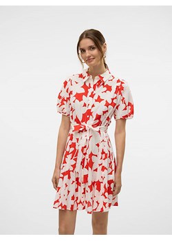 Vero Moda Sukienka w kolorze biało-czerwonym ze sklepu Limango Polska w kategorii Sukienki - zdjęcie 183623999