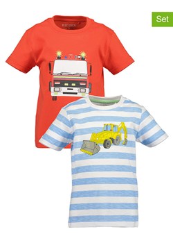 Blue Seven Koszulki (2 szt.) w kolorze czerwono-biało-niebieskim ze sklepu Limango Polska w kategorii T-shirty chłopięce - zdjęcie 183624375