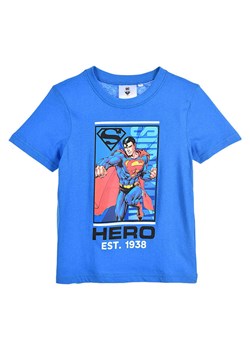 Superman Koszulka &quot;Super-Man&quot; w kolorze niebieskim ze sklepu Limango Polska w kategorii T-shirty chłopięce - zdjęcie 183624496