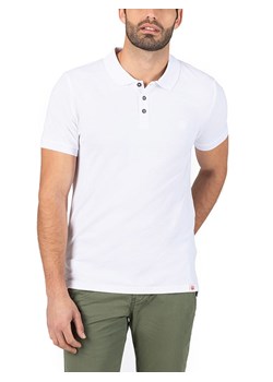 Timezone Koszulka polo w kolorze białym ze sklepu Limango Polska w kategorii T-shirty męskie - zdjęcie 183624596