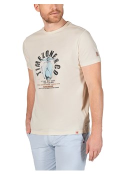 Timezone Koszulka w kolorze beżowym ze sklepu Limango Polska w kategorii T-shirty męskie - zdjęcie 183624638