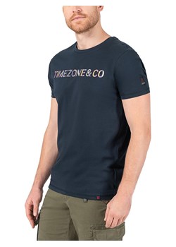 Timezone Koszulka w kolorze granatowym ze sklepu Limango Polska w kategorii T-shirty męskie - zdjęcie 183624686