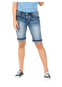 Timezone Szorty dżinsowe &quot;Nali&quot; - Slim fit - w kolorze niebieskim ze sklepu Limango Polska w kategorii Szorty - zdjęcie 183625039