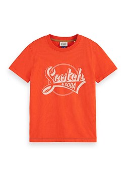 Scotch &amp; Soda Koszulka w kolorze pomarańczowym ze sklepu Limango Polska w kategorii T-shirty chłopięce - zdjęcie 183625355