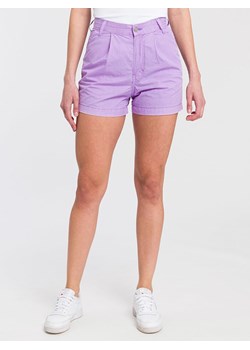 Cross Jeans Szorty w kolorze fioletowym - id: 14624182 - marki Cross Jeans - 183625648 Cross Jeans Szorty w kolorze fioletowym ze sklepu Limango Polska w kategorii Szorty - zdjęcie 183625648