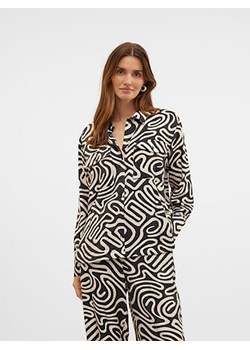 Vero Moda Bluzka w kolorze czarno-beżowym ze sklepu Limango Polska w kategorii Koszule damskie - zdjęcie 183625717