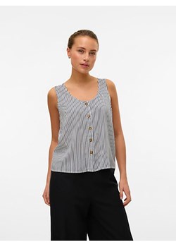 Vero Moda Top w kolorze granatowo-białym ze sklepu Limango Polska w kategorii Bluzki damskie - zdjęcie 183625729