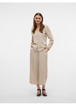 Vero Moda Spodnie w kolorze beżowo-czarnym ze sklepu Limango Polska w kategorii Spodnie damskie - zdjęcie 183625746