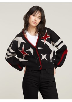 G-Star Kardigan &quot;Holiday&quot; w kolorze czarno-czerwono-białym ze sklepu Limango Polska w kategorii Swetry damskie - zdjęcie 183625917