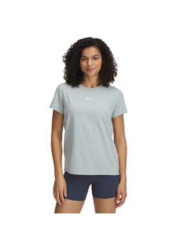 Damski t-shirt z nadrukiem Under Armour Campus Core Ss - szary ze sklepu Sportstylestory.com w kategorii Bluzki damskie - zdjęcie 183628845
