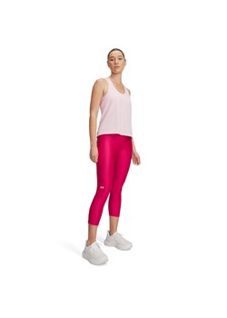 Damskie legginsy treningowe Under Armour Tech Hi Capri - różowe ze sklepu Sportstylestory.com w kategorii Spodnie damskie - zdjęcie 183628898