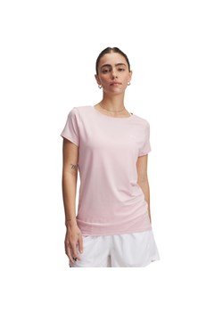 Damska koszulka treningowa Under Armour Tech Mesh SS - różowa ze sklepu Sportstylestory.com w kategorii Bluzki damskie - zdjęcie 183628965
