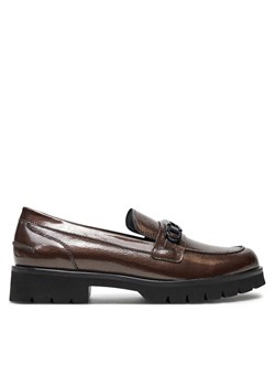 Loafersy HÖGL Robin 8-101616 Brązowy ze sklepu eobuwie.pl w kategorii Lordsy damskie - zdjęcie 183629145