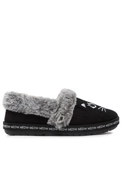Kapcie Skechers Meow Pajamas 33355/BLK Czarny ze sklepu eobuwie.pl w kategorii Kapcie damskie - zdjęcie 183629176